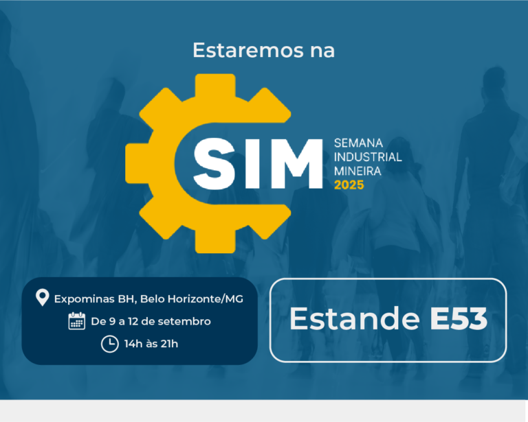 arte com logo da SKA e feira SIM - Semana Industrial Mineira